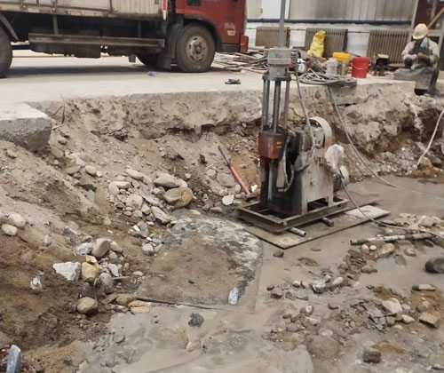 零陵公路下沉压浆